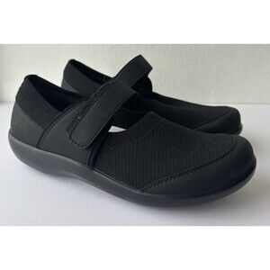 Mary Jane Shoes Black Alegria Womens EU 40 US 10 DMO-5004 Dinamo Mesh Comfort